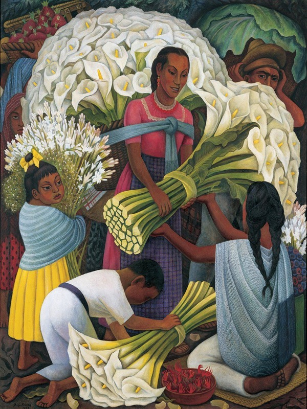 Diego Rivera — The Flower Vendor